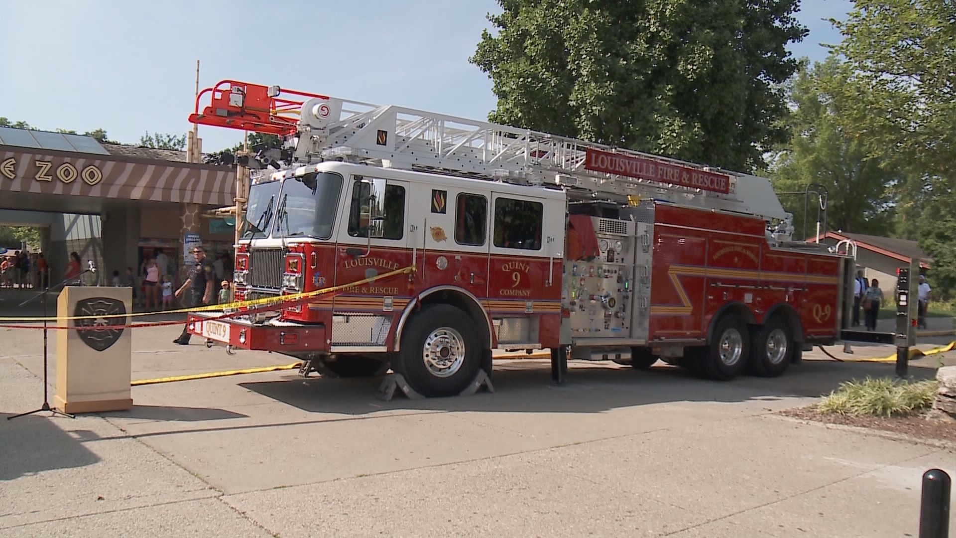 Louisville Fire Department unveils two new trucks